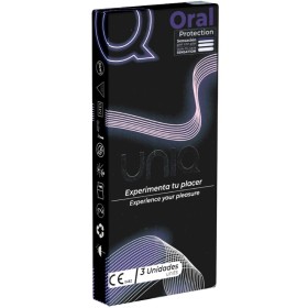 UNIQ - ORAL MASK Kondome ohne Latex, 3 Stück