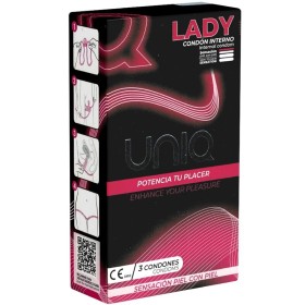 UNIQ Lady Kondome – Latexfrei, extra widerstandsfähig mit Strapsgürtel, 3 Stück