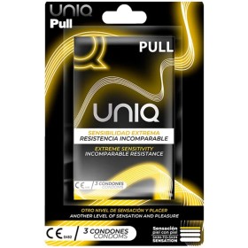 UNIQ Pull Kondome ohne Latex mit Zugbändern, 3 Stück