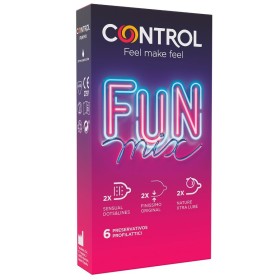 CONTROL Feel Fun Mix Kondome 6 Stück – Verschiedene Typen für mehr Spaß