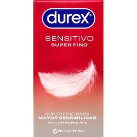 DUREX Sensitiv Super Dünn Kondome 6 Stück – Extra Feines Latex für Maximale Empfindlichkeit
