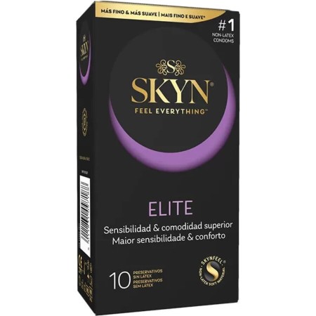 SKYN Elite Ultrafeine Kondome, 10 Stück – Latexfrei, besonders sensitiv