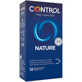 CONTROL Nature Kondome 12 Stück – Naturlatex, transparent, mit Reservoir
