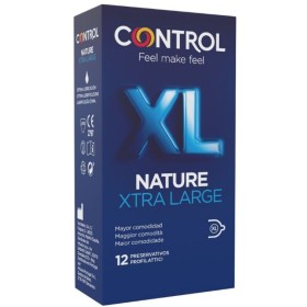 CONTROL ADAPTA NATURE XL Kondome 12 Stück – Naturlatex, transparent, mit Gleitmittel