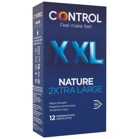 CONTROL Nature XXL Kondome 2xtra groß - 12 Stück