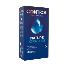 CONTROL Extra Lube Kondome 12 Stück – Naturlatex mit zusätzlichem Gleitmittel
