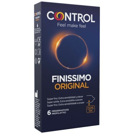 CONTROL Finissimo Original Kondome – 6 Stück, extra dünn und sensitiv