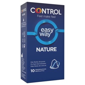 CONTROL Nature Easy Way Kondome, 10 Stück – Einfaches Aufsetzen, natürliches Latex