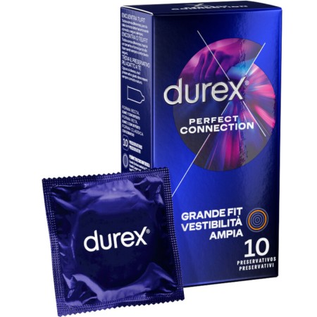 DUREX Perfect Connection Extra Silikon-Lubrikation Kondome 10 Stück