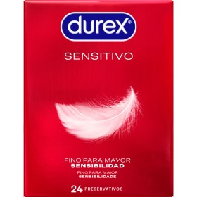Durex Sensitiv Kondome 24 Stück – Dünn, transparent, mit anatomischer Form