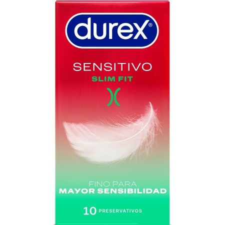 DUREX Sensitivo Slim Fit Kondome – 10 Stück – Eng anliegend und besonders fein