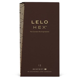 LELO HEX RESPECT XL Kondome 12er Pack – Große Größe, Maximale Sicherheit