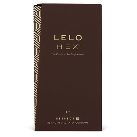 LELO HEX RESPECT XL Kondome 12er Pack – Große Größe, Maximale Sicherheit