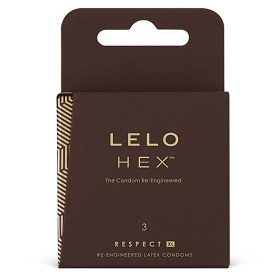 LELO HEX RESPECT XL Kondome 3er Pack – Extra Groß, Sicher & Komfortabel