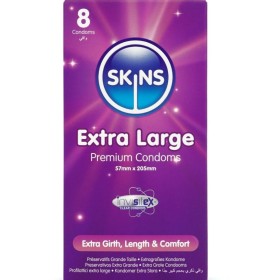 SKINS XL Premium Kondome 8er Pack – Extra Groß für Komfort und Sicherheit