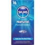 SKINS Natural Premium Kondome 16er Pack – ultradünn, extra befeuchtet