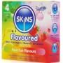SKINS Premium Kondome Multipack mit 4 Geschmacksrichtungen
