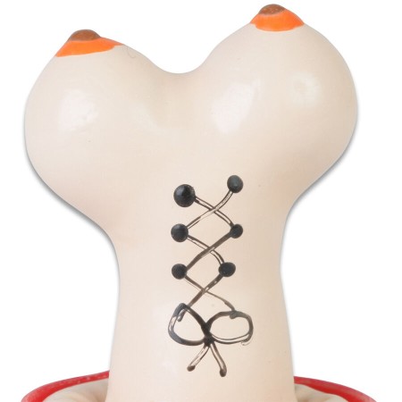 CONDOMERIE - Handbemalter dekorativer Kondom 'Brüste'