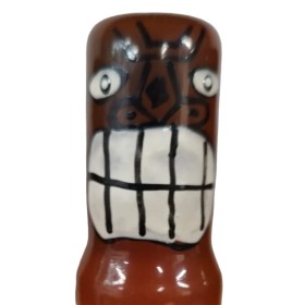 CONDOMERIE - Handbemalter dekorativer Kondom Tiki Totem-FRIKI-02