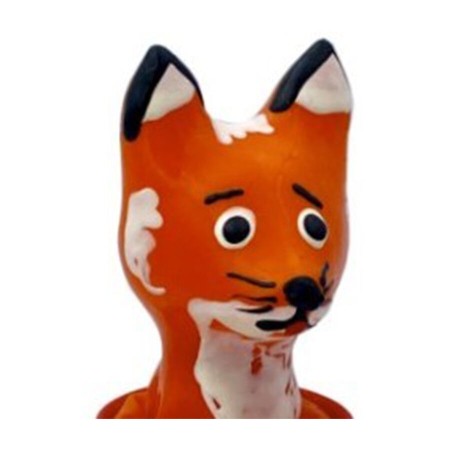 CONDOMERIE - Handbemalter dekorativer Kondom Braun Schneller Fuchs