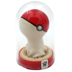 CONDOMERIE Handbemalter Pokeball Kondom Rot-Weiß – Einzigartiges Boheme-Art Design