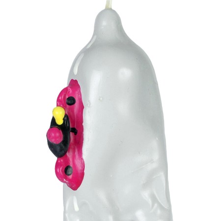 CONDOMERIE - Handbemalter dekorativer Motorrad XL Kondom