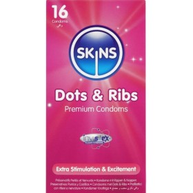SKINS - DOTS & RIBS Premium Kondome Pack 16