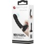 PRETTY LOVE Alexander Finger-Vibrator mit 10 Vibrationsmodi, Schwarz