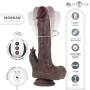 MR INTENSE MORGAN Realistischer Multifunktions-Dildo mit Vibration, Rotation und Up & Down, Fernbedienung, 23 cm, 3,5 cm Ø