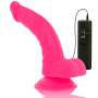 DIVERSIA Realistischer Flexibler Vibrierender Dildo Pink 21,5 cm