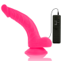 DIVERSIA Realistischer Flexibler Vibrierender Dildo Pink 21,5 cm