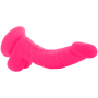 DIVERSIA Realistischer Flexibler Vibrierender Dildo Pink 21,5 cm