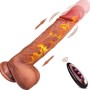 ARMONY Realistischer Dildo Vibrator mit Thrusting und Fernbedienung, 22,5 cm