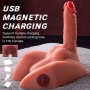 XISE Michael Realistischer Masturbator mit Dildo und Anus, Thrusting 15 cm