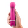 B SWISH - Bdesired Deluxe Curve Rosa - 6 Vibrationsfunktionen, Silikon, wasserdicht