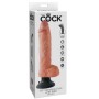 KING COCK - Vibrator mit Hoden 25,5 cm in Naturfarbe