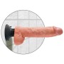 KING COCK - Vibrator mit Hoden 25,5 cm in Naturfarbe