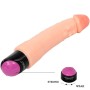 BAILE Realistischer Flexibler Vibrator 25 cm - Unisex PVC Vibrator