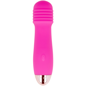 DOLCE VITA - Wiederaufladbarer Vibrator Three Rosa mit 7 Geschwindigkeiten