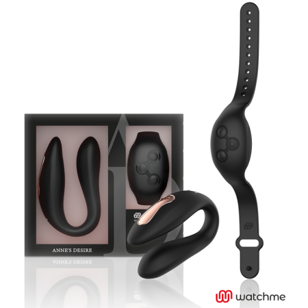 ANNE'S DESIRE Dual Pleasure Vibrator mit WATCHME Technologie - Schwarz