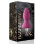 ROCKS-OFF Ass-Berries Raspberry Anal Plug – Vibrationsspielzeug aus Silikon