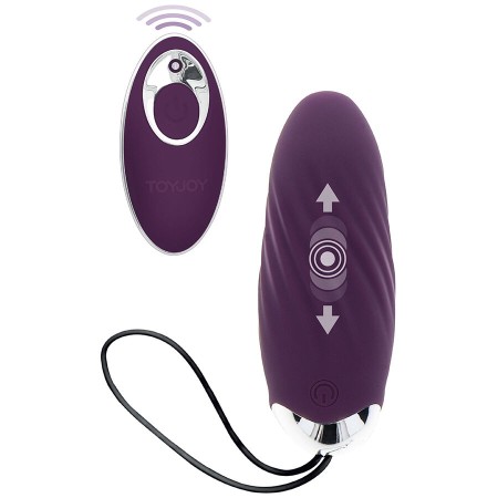 TOYJOY Happiness Knock Knock Eggstavagant Vibrator mit Fernbedienung, Lila