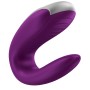 SATISFYER Double Fun Partner Vibrator lila – Paarvibrator mit App-Steuerung