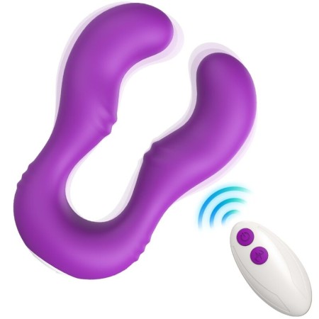 ARMONY Seraph Doppelvibrator mit Fernbedienung, violett – 2x9 Vibrationsmodi, wasserdicht