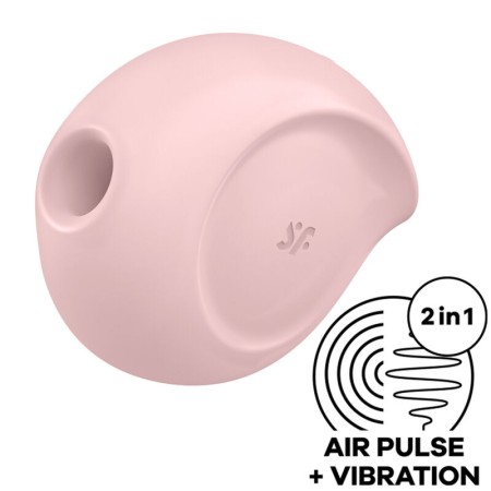 SATISFYER Sugar Rush Air Pulse Stimulator & Vibrator Pink
