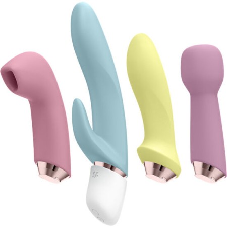 Satisfyer Marvelous Four Set – Vibrator & Saugaufsätze für vielseitige Stimulation