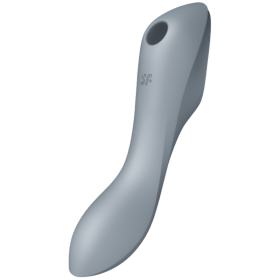 SATISFYER Curvy Trinity 3 - Multifunktionaler Air Pulse Vibrator in Grau