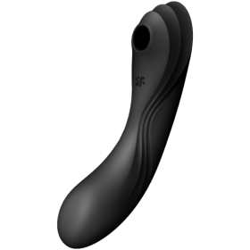 SATISFYER Curvy Trinity 4 Luftdruck- und Vibrationsstimulator Schwarz