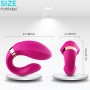 ARMONY Crescent Vibrator für Paare mit Fernbedienung - Fuchsia