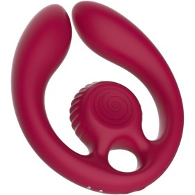 Snail Vibe GIZI Duo Paarstimulator mit Fernbedienung, Burgunderrot